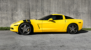 Chevrolet Corvette with Ruff Racing R953